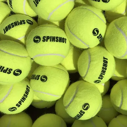 Spinshot pressureless tennis balls